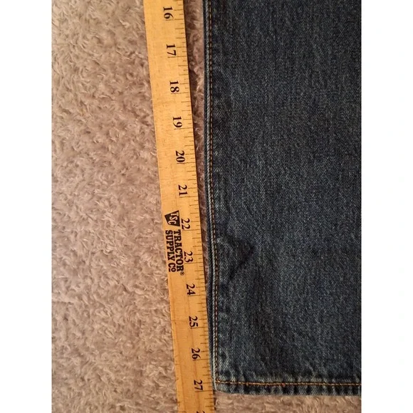Levis 501 Original Mens Straight Leg Jeans Blue Denim 34x29 NWT Workwear Casual - Picture 4 of 15